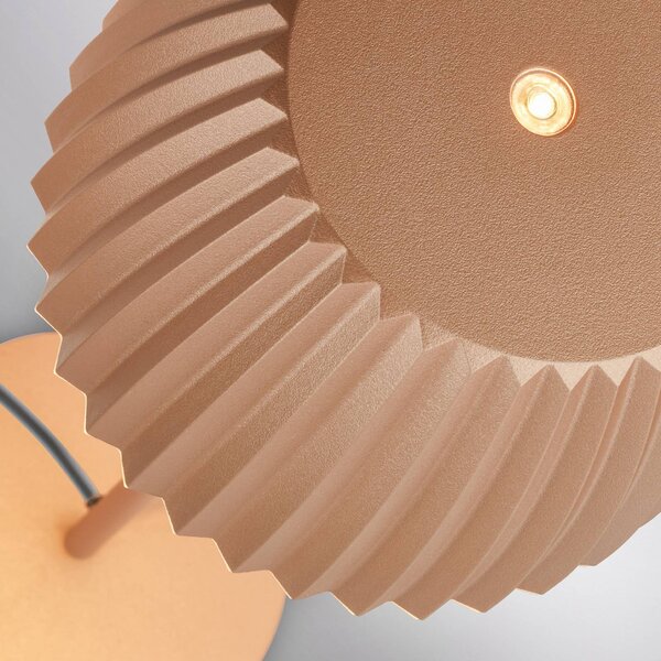 Briloner Lampada da tavolo a LED Loca, dimmerabile, Marrone / Ruggine, Soggiorno / Sala da pranzo, Metallo, Moderno, Lampada da tavolo LED