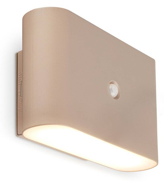 Briloner Applique da parete a LED Chat, Crema / Ambra, Soggiorno / Sala da pranzo, Plastica, Moderno, Applique a LED