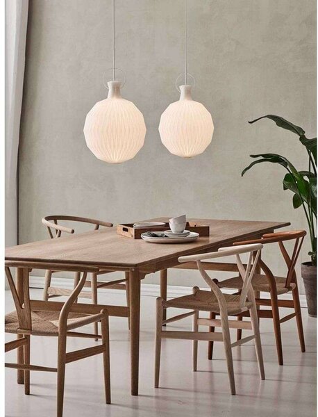 LE KLINT Lampada a sospensione 101 Large, dimmerabile, Bianco / Opale, Soggiorno / Sala da pranzo, Plastica, Design, Lampada a sospensione