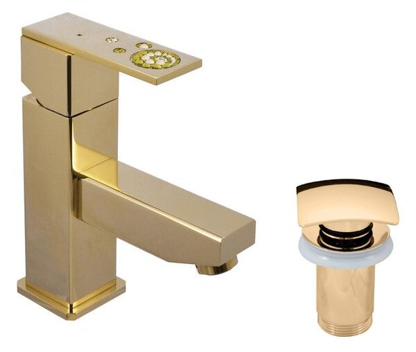 Slezák-RAV Miscelatore per lavabo, Colore: oro, Dimensione: 1/2''