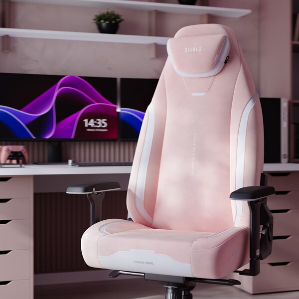 Sedia Gaming Rosa Diablo X.Eye Prime Akira Pink