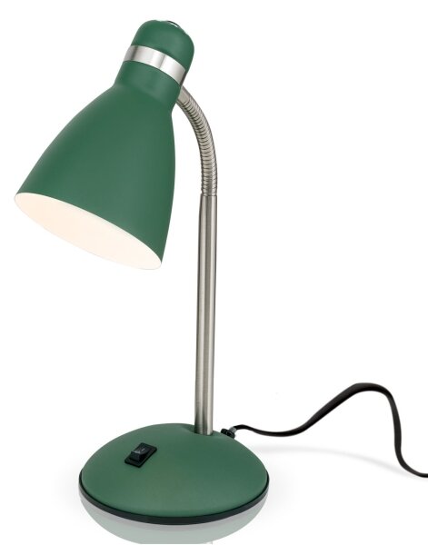 Orion - Lampada da scrivania SCHOOL 1xE27/40W/230V verde/cromo opaco