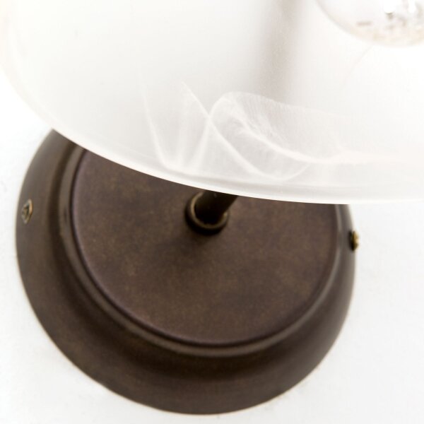 Orion - Lampada da parete RULA 1xE27/40W/230V bianco/bronzo