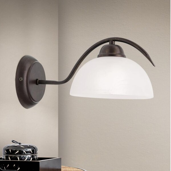 Orion - Lampada da parete RULA 1xE27/40W/230V bianco/bronzo