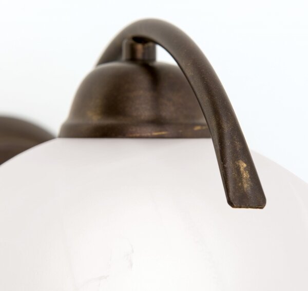 Orion - Lampada da parete RULA 1xE27/40W/230V bianco/bronzo