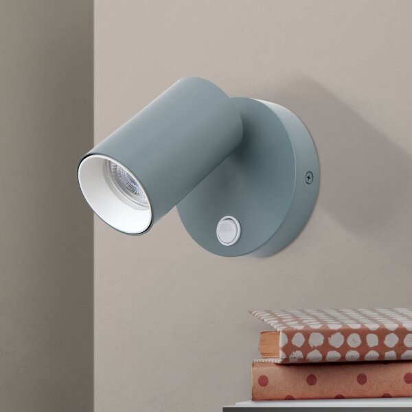 Orion - Faretto da parete PENN 1xGU10/13W/230V grigio
