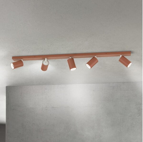 Orion - Faretto PENN 5xGU10/13W/230V colore mattone