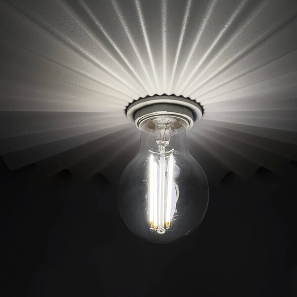 Linea Light Lampada a sospensione Doge_P, dimmerabile, Bianco / Opale, Soggiorno / Sala da pranzo, Alluminio, Moderno, Lampada a sospensione