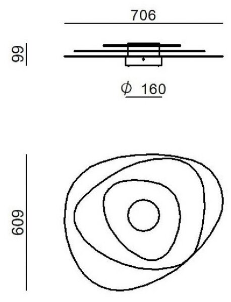 Linea Light Applique da parete a LED Joint_S, dimmerabile, Bianco / Opale, Soggiorno / Sala da pranzo, Metallo, Moderno, Applique a LED