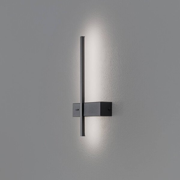Applique da parete a LED Vision Milagro Lighting, Nero, Soggiorno / Sala da pranzo, Metallo, Moderno, Applique a LED
