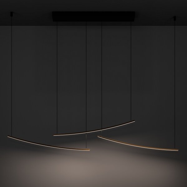 Eglo 902167 - Lampada a sospensione dimmerabile su cavo VILLEGGI LED/22W/230V 2700/4000/6500K oro