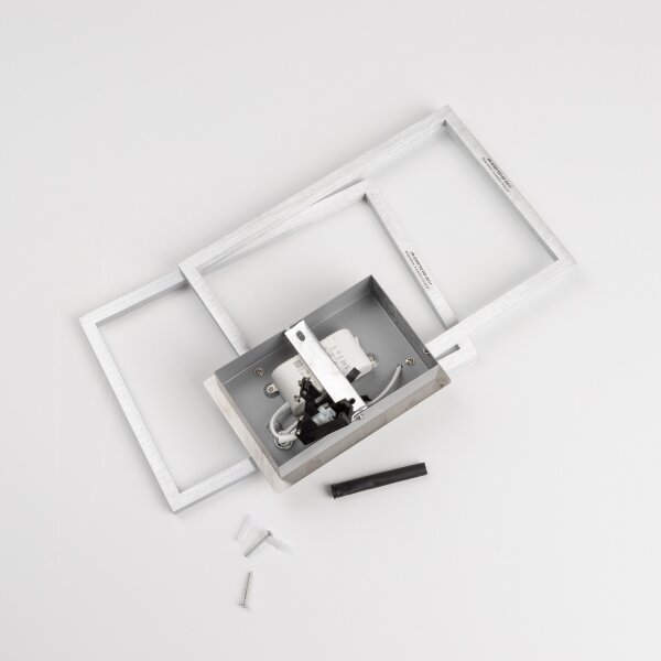 Plafoniera LED/17W/230V cromo opaco