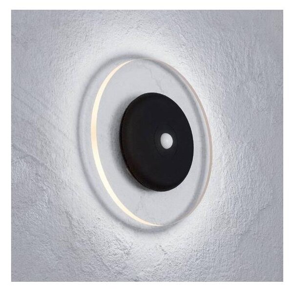 Eglo 75884 - Applique LED RGBW dimmerabile da parete con sensore TREPELLA LED/5V nera + telecomando