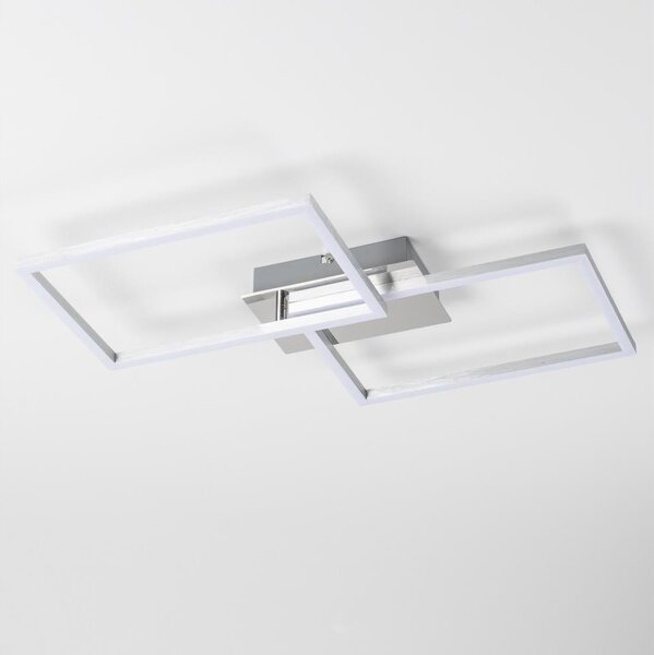 Plafoniera LED/17W/230V cromo opaco