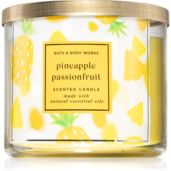 Bath & Body Works Pineapple Passionfruit candela profumata 411 g
