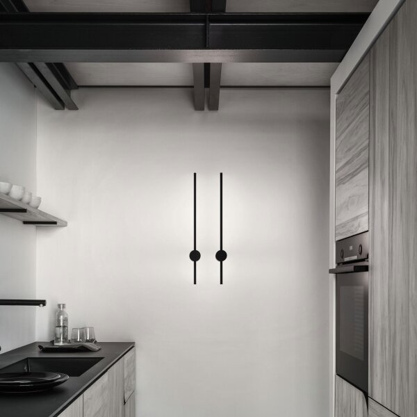Ideal Lux - Applique a LED ESSENCE LED/12W/230V 4000K 70 cm CRI 90 nero