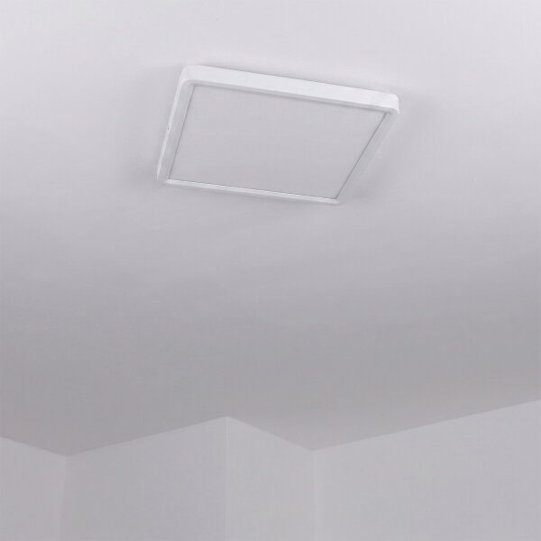Brilagi - Plafoniera LED dimmerabile da soffitto ESTELA SQUARE LED/36W/230V 31x31 cm bianca + telecomando incluso
