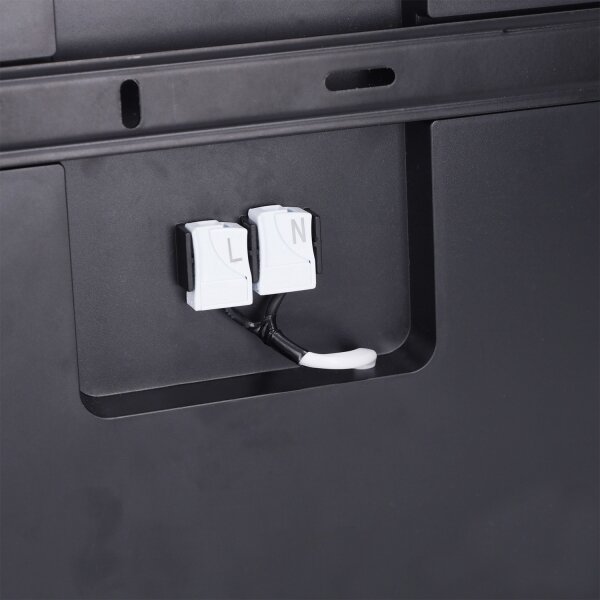 Brilagi - Plafoniera LED dimmerabile ESTELA SQUARE LED/36W/230V 31x31 cm nero + telecomando