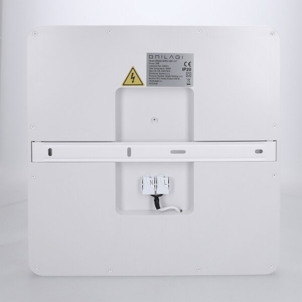 Brilagi - Plafoniera LED dimmerabile da soffitto ESTELA SQUARE LED/36W/230V 31x31 cm bianca + telecomando incluso