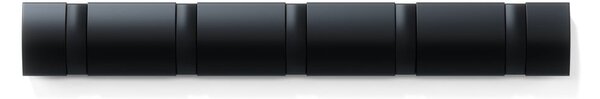 Appendiabiti da parete nero in legno di pioppo Flip - Umbra