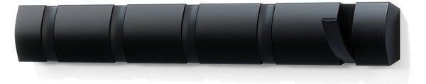 Appendiabiti da parete nero in legno di pioppo Flip - Umbra