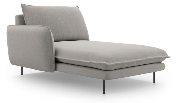 Poltrona lounge grigio chiaro, angolo sinistro Vienna - Cosmopolitan Design