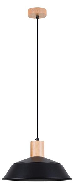 Sollux SL.1322 - Lampadario a sospensione con filo FANO 1xE27/15W/230V diametro 34 cm nero