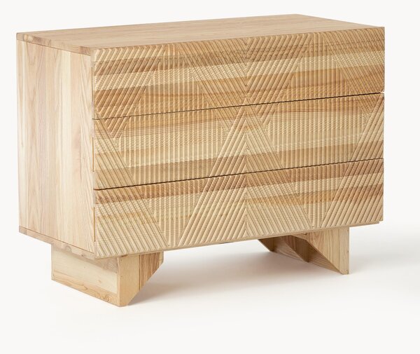 Cassettiera in legno di frassino Louis