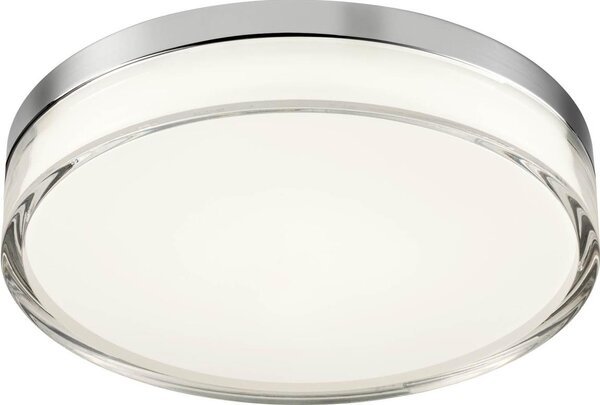 Redo 01-3728 - Plafoniera LED FRISBI LED/18W/230V 3000/4000K IP44 cromo