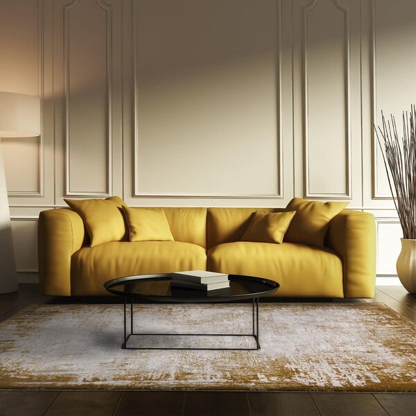 Tappeto giallo ocra 200x290 cm Kuza - Asiatic Carpets