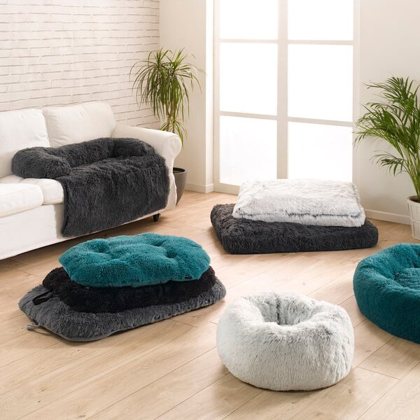 Cuccia bianca per cane ø 75 cm Fluffy Heather – Love Story