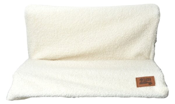 Letto per gatti crema 30x45 cm - Love Story