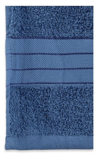 Set di 2 asciugamani blu in spugna di cotone 70x140 cm - Good Morning