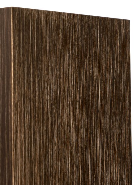 Applique moderna quadrata bronzo scuro 2 luci - Sandy