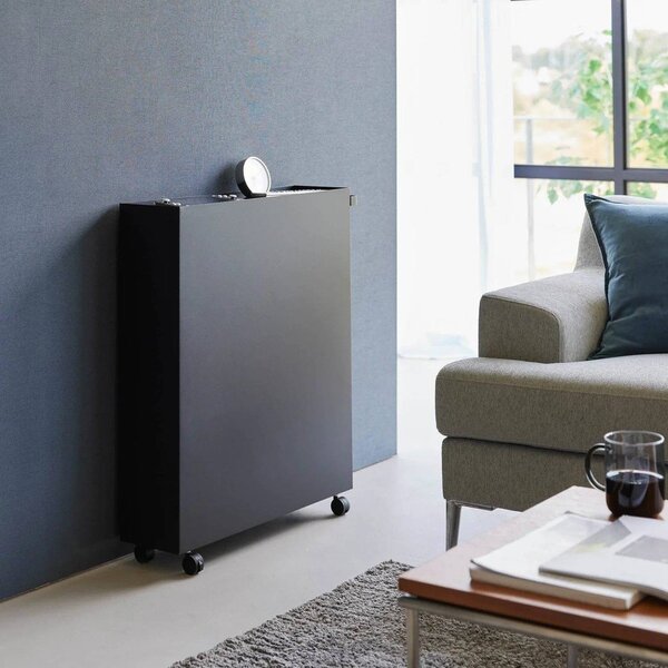 Carrello portaoggetti nero in metallo 59x70x16 cm Tower – YAMAZAKI
