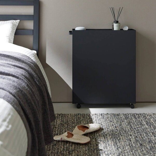 Carrello portaoggetti nero in metallo 59x70x16 cm Tower – YAMAZAKI