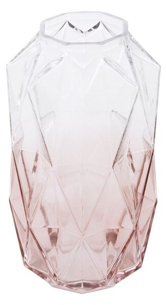 Vaso rosa in vetro (altezza totale 28 cm) Brice – Premier Housewares