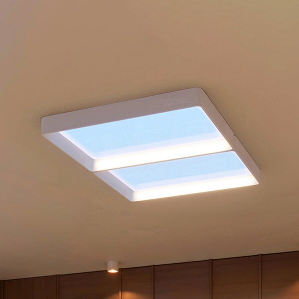 Plafoniera Philips, SKYLIGHT, dimmerabile, Bianco, Soggiorno, Plastica, Moderno