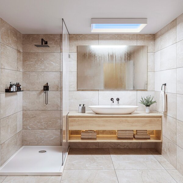 Plafoniera Philips, SKYLIGHT, dimmerabile, Bianco, Soggiorno, Plastica, Moderno