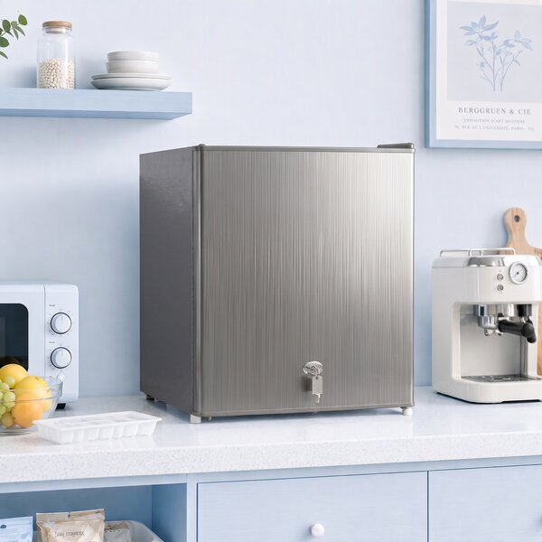 HOMCOM Mini congelatore elettrico 35 L da 161 W, 47x44,2x48,8 cm, grigio | Aosom Italy