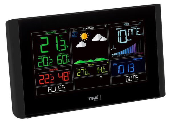 TFA Dostmann VIEW BREEZE 35.8001.01 Stazione meteo WLAN Previsioni da 12 a 24 ore (35.8001.01)