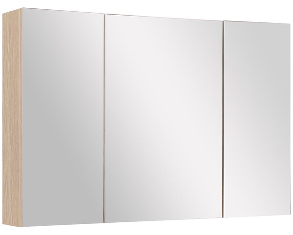 Kleankin mobiletto pensile bagno con specchiera bagno mobile salvaspazio bagno specchio bagno specchio contenitore contenitore|Aosom