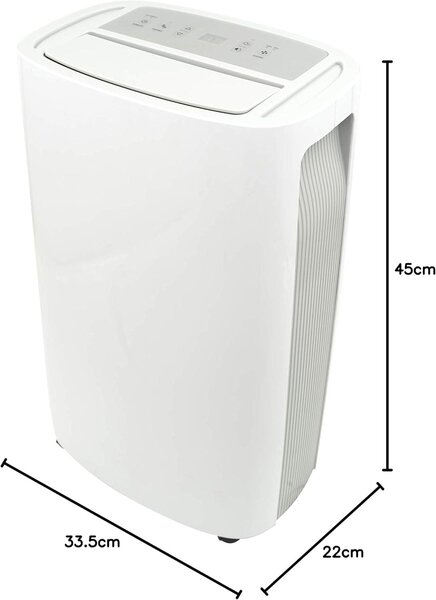 Toyotomi Deumidificatore Portatile per la casa muffa 20 Litri In 24 Ore Tanica 3,5 Litri Wi-Fi R290 colore Bianco - 3830977 TD-C2420