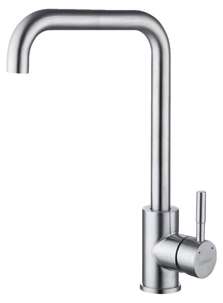 Rubinetto da cucina, girevole a 360°, facile da installare, cromato, attacco G3/8