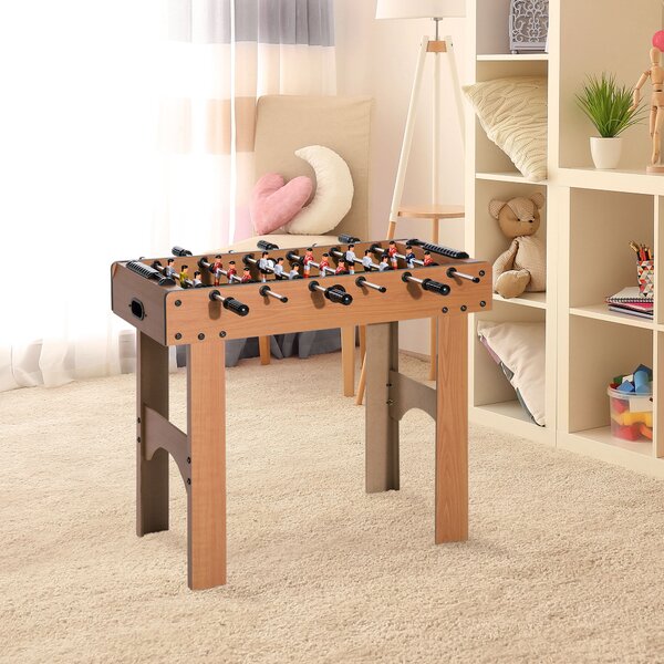 HOMCOM Calcio Balilla Professionale per Bambini con Aste in Legno MDF 87x43x78cm|Aosom