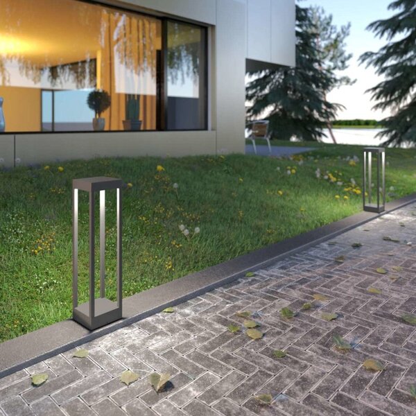 Paletto moderno top light monaco pa60 ga led 3000 ip54 alluminio - Top Light