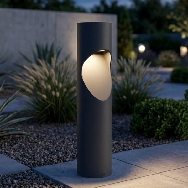 Lampioncino moderno top light belize led 3000 ip65 alluminio - Top Light