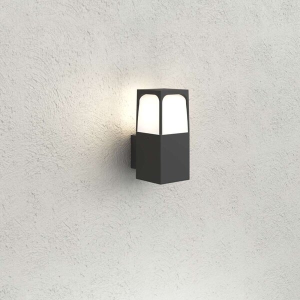 Applique moderno top light york ap ga e27 led ip54 alluminio policarbonato - Top Light