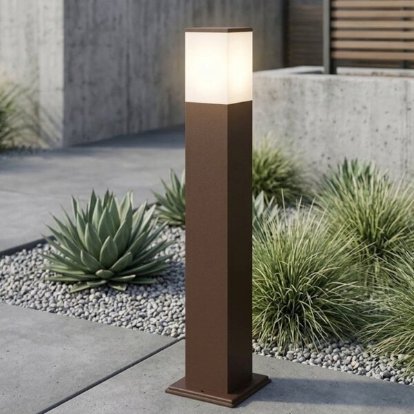 Lampioncino classico top light nizza e27 led ip44 alluminio policarbonato - Top Light