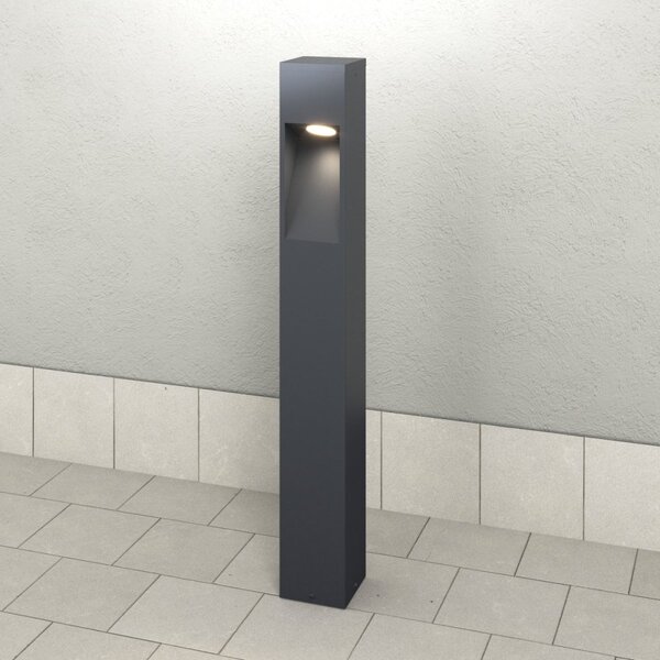 Lampioncino moderno top light lisbona led 3000 ip65 alluminio - Top Light